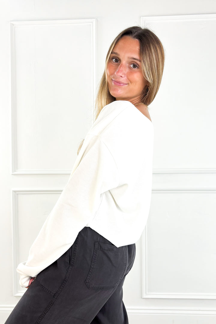 Cool Off-Shoulder Pullover