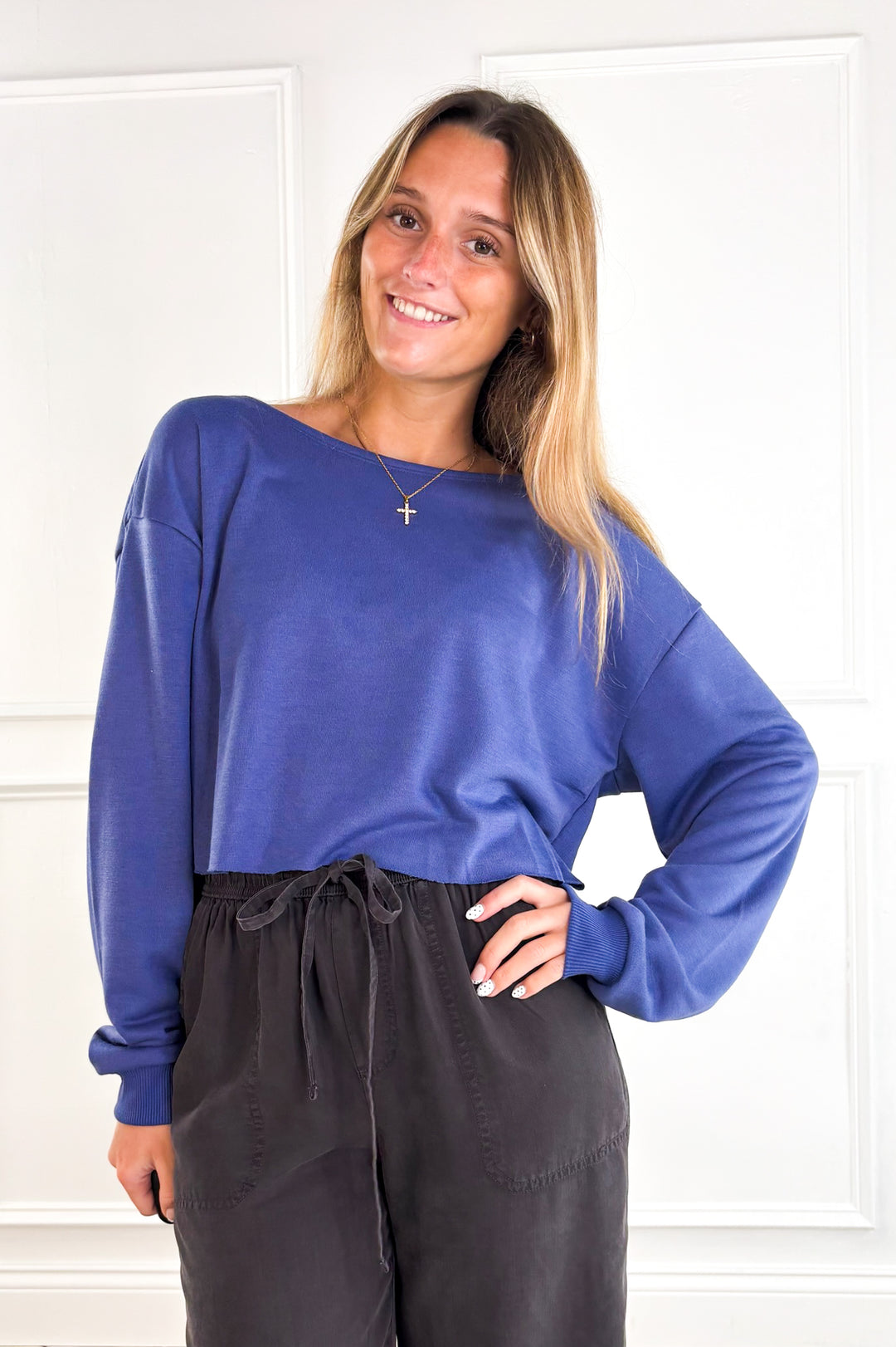 Cool Off-Shoulder Pullover