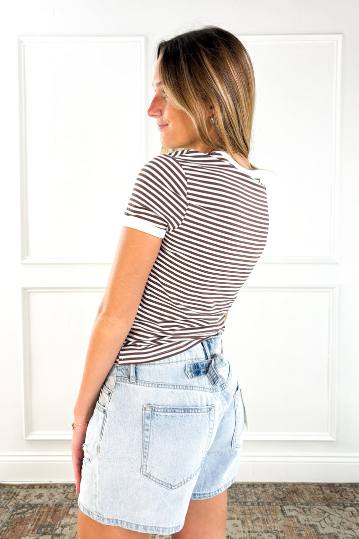 Everyday Stripe Ringer Tee