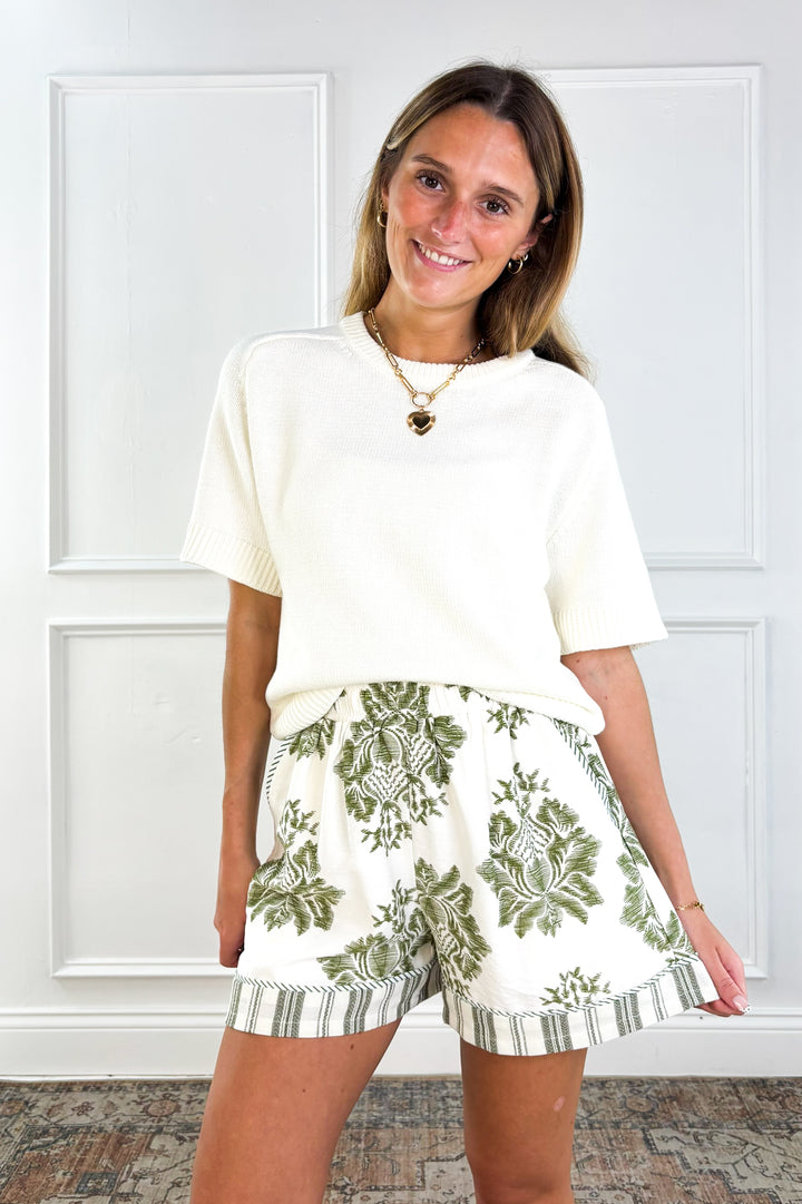 Garden Escape Printed Shorts