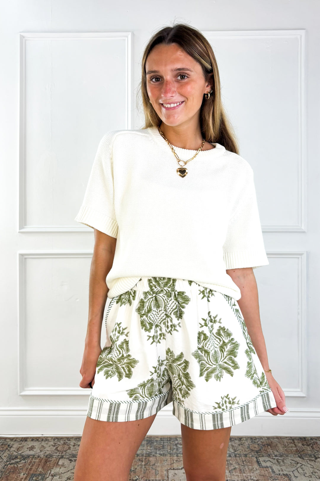 Garden Escape Printed Shorts