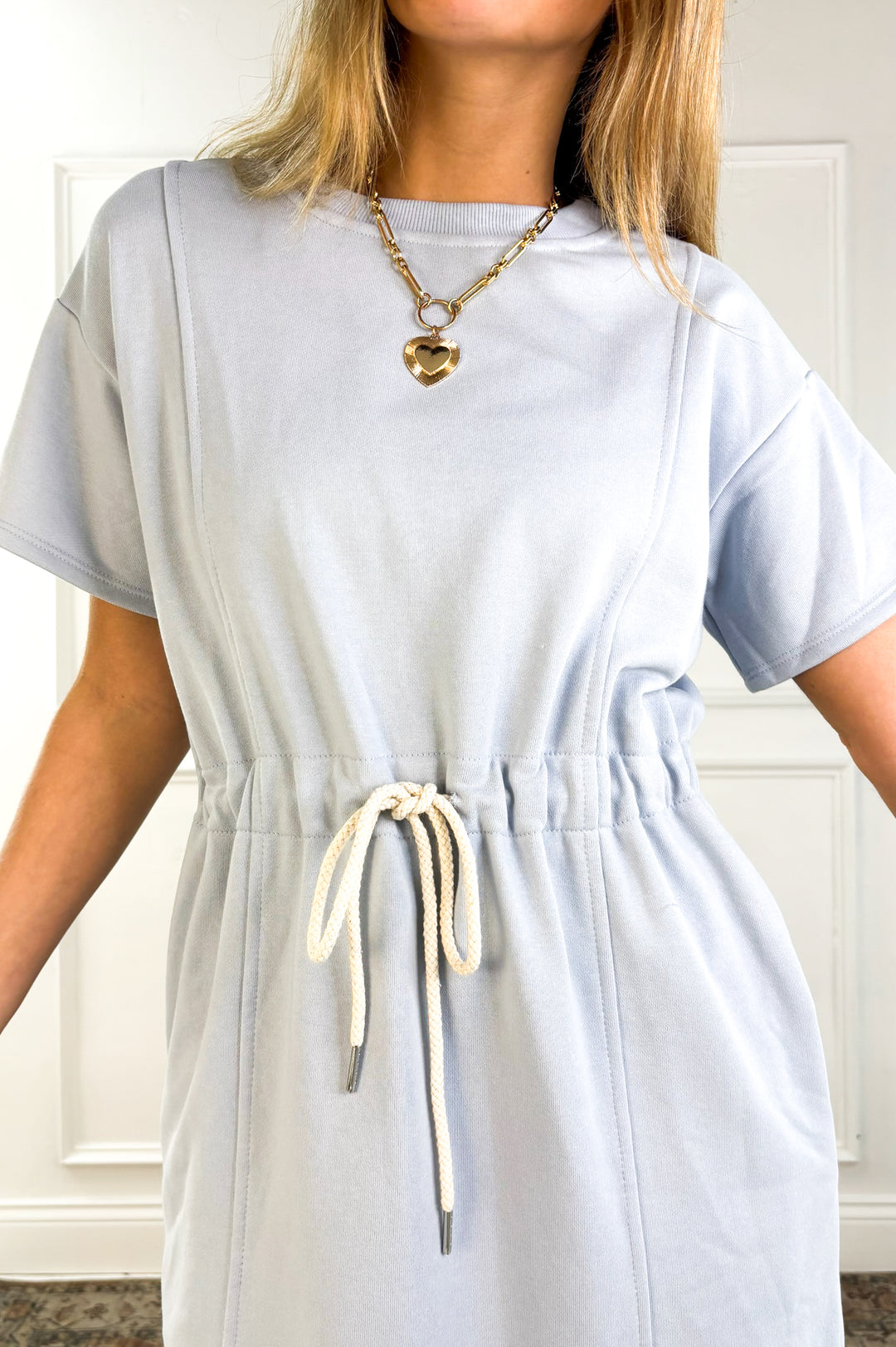 Easy Living Drawstring Dress
