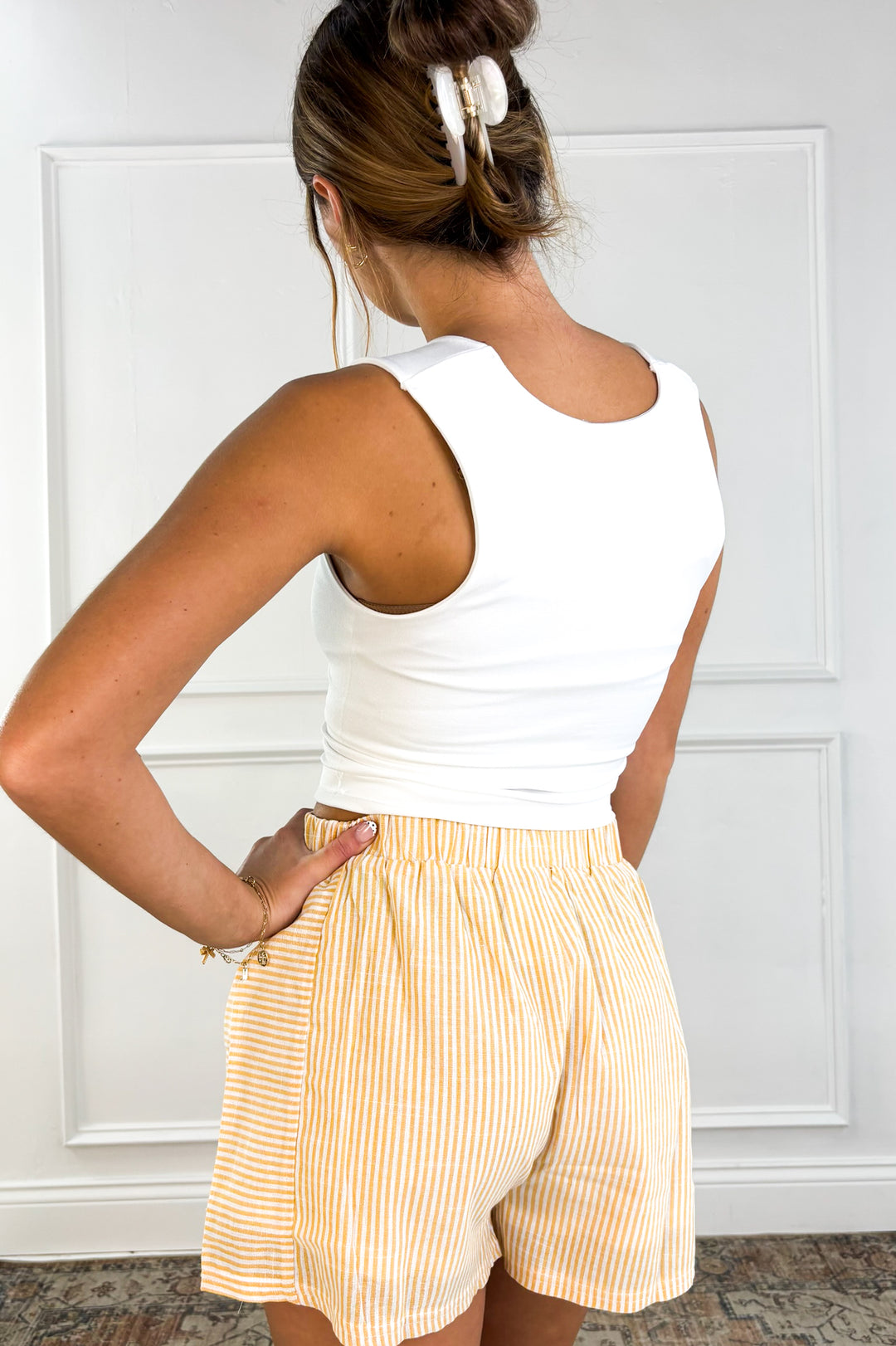 Golden Stripe Boxer Shorts