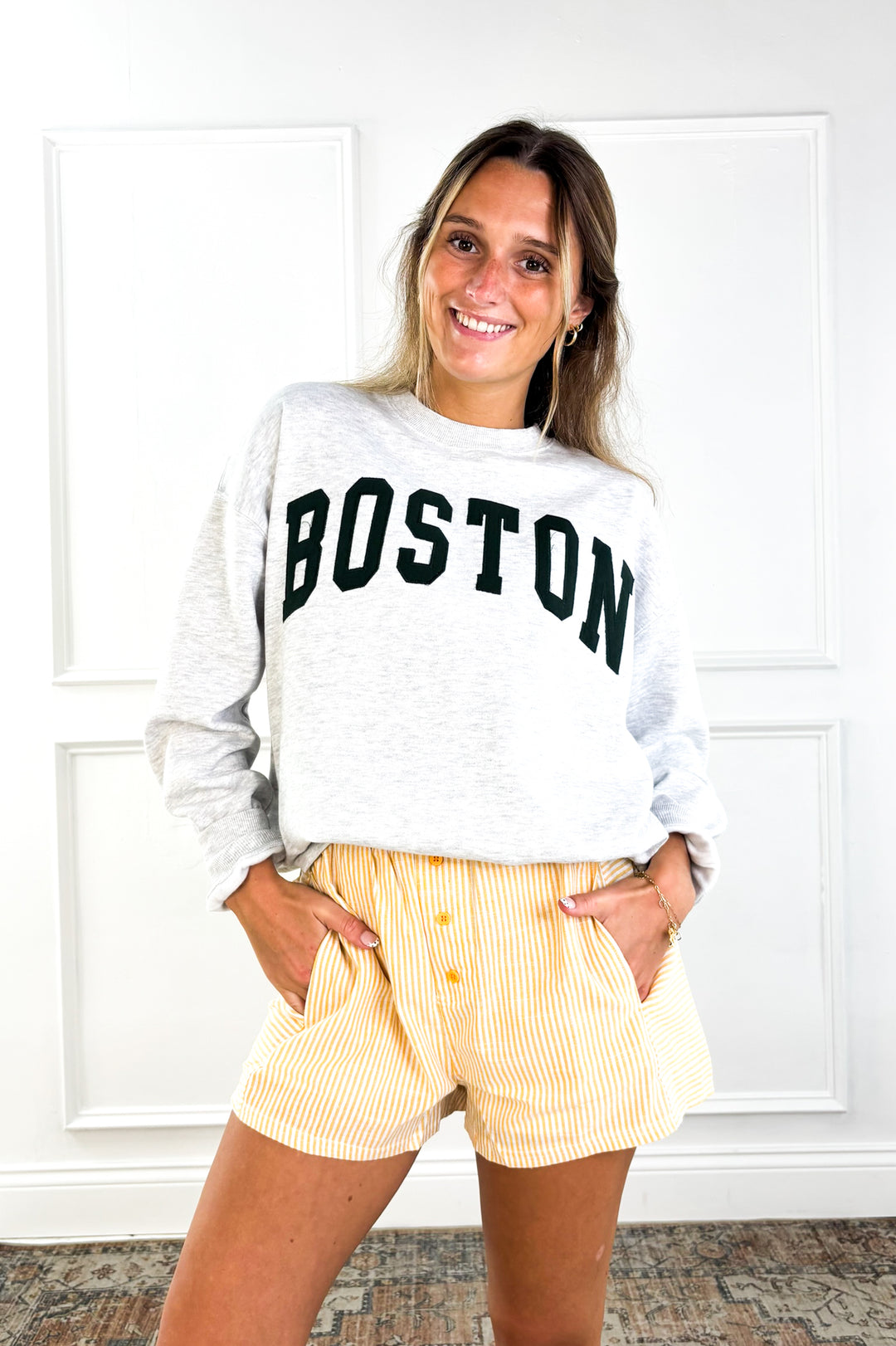 Boston Varsity Relaxed Sweatshirt