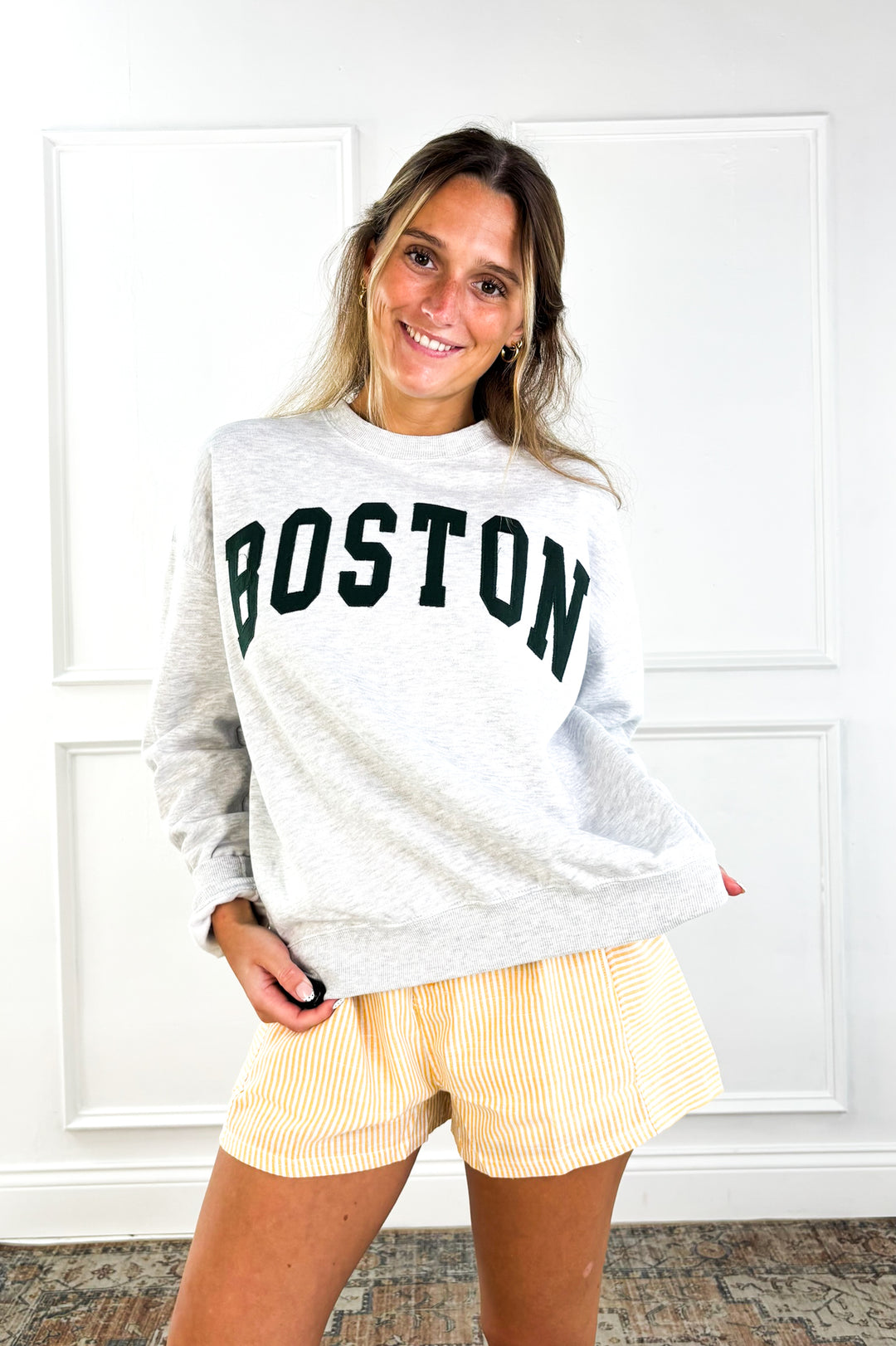 Boston Varsity Relaxed Sweatshirt