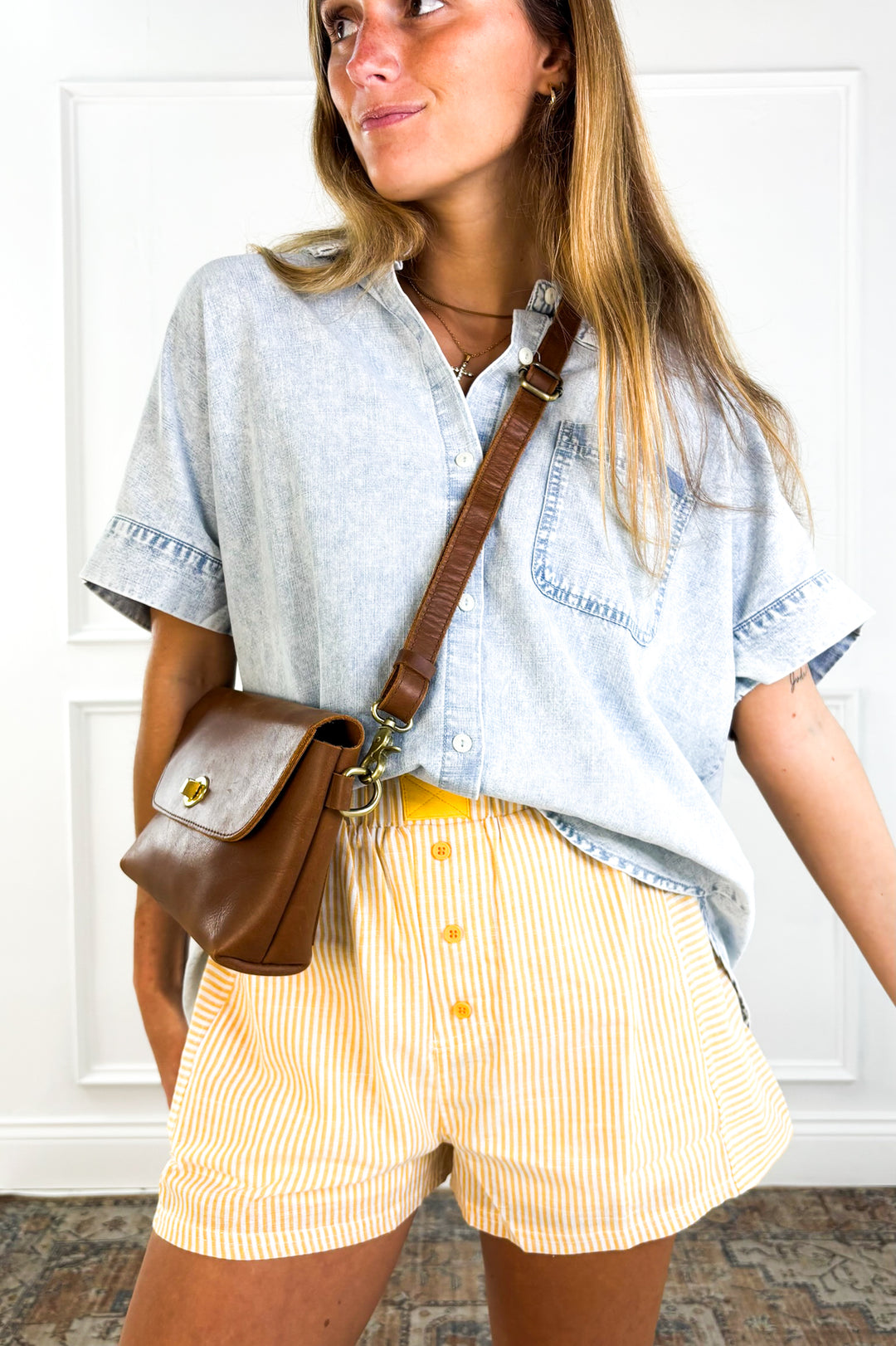 Everyday Denim Button Up