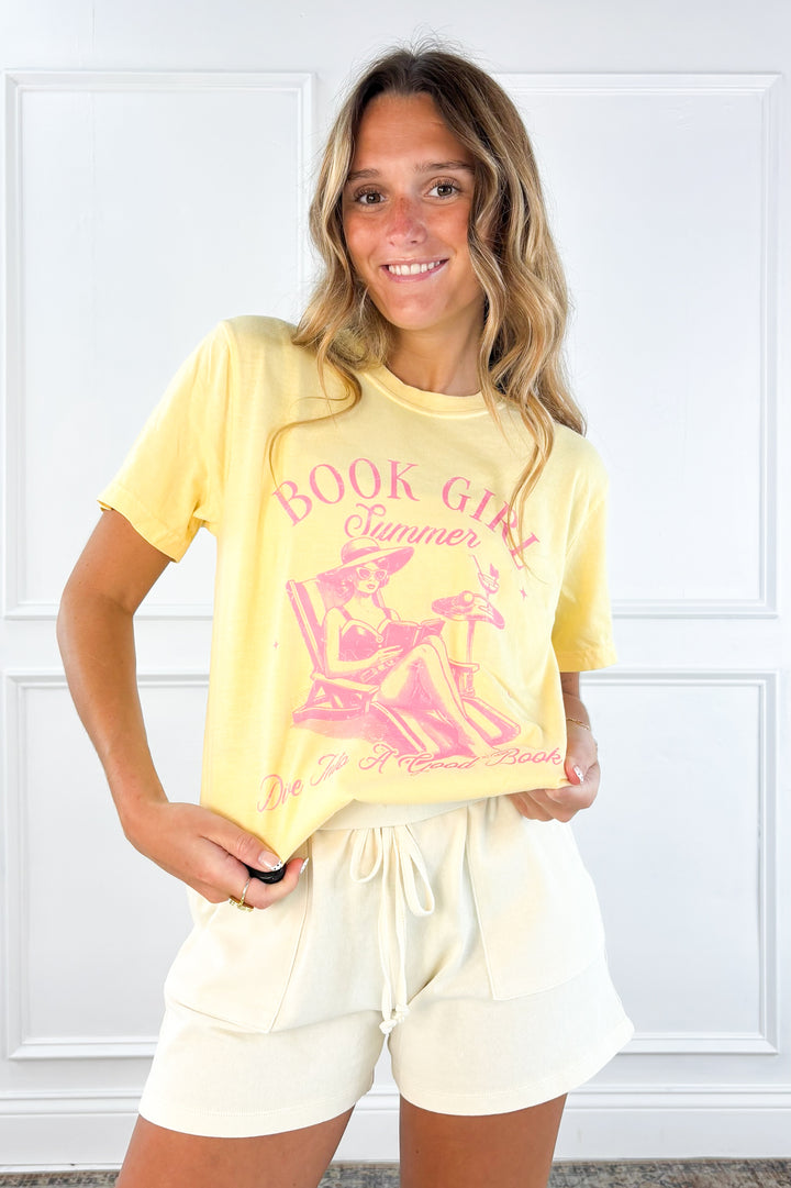 Book Girl Summer Graphic Tee