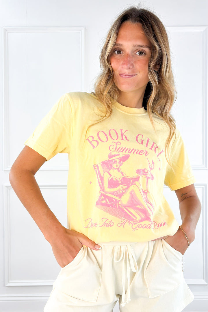 Book Girl Summer Graphic Tee