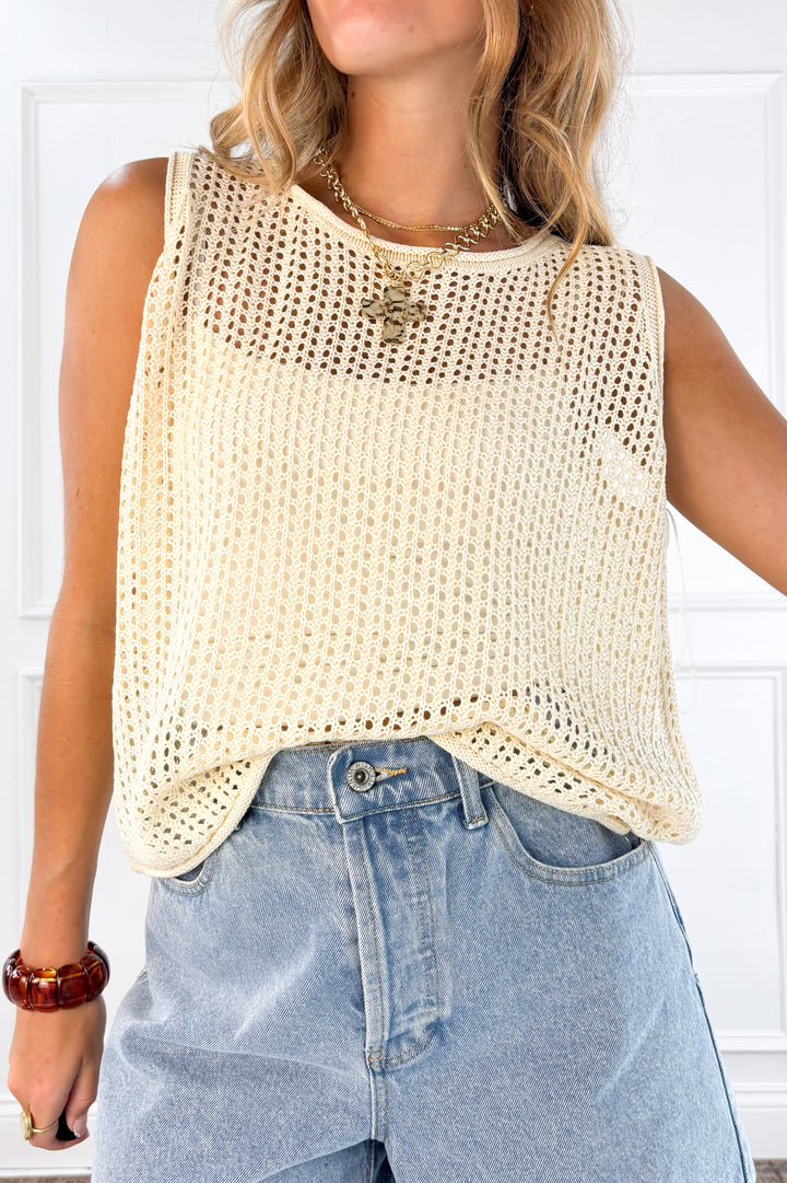 Open Skies Knit Tank