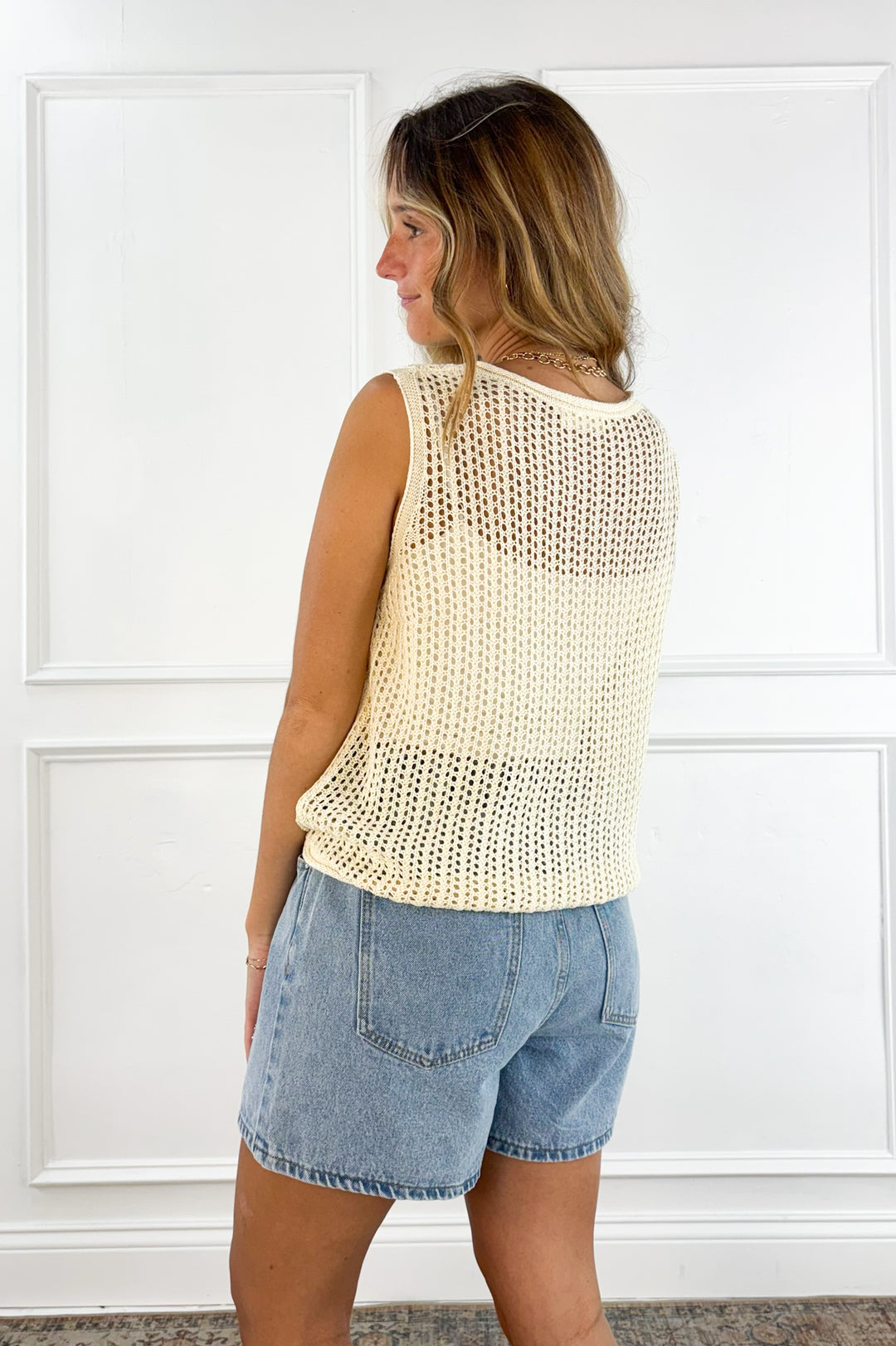 Open Skies Knit Tank