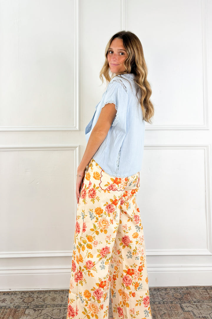 Garden Party Floral Pants