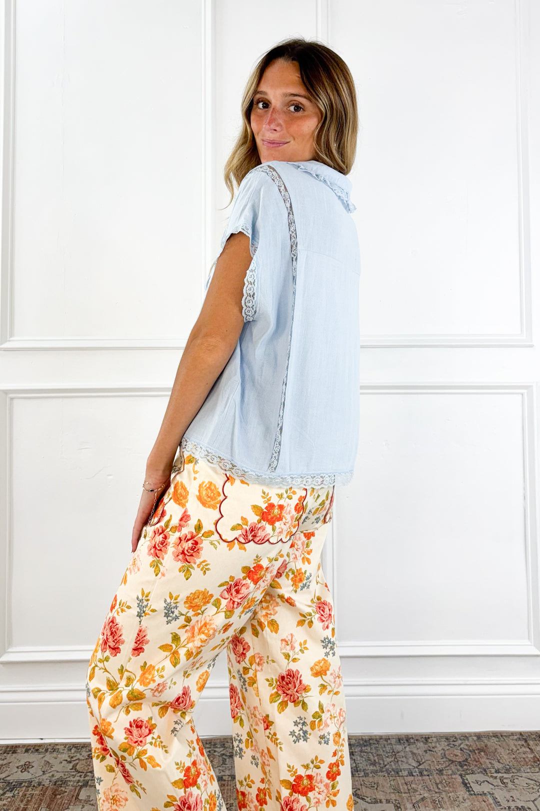 Garden Party Floral Pants