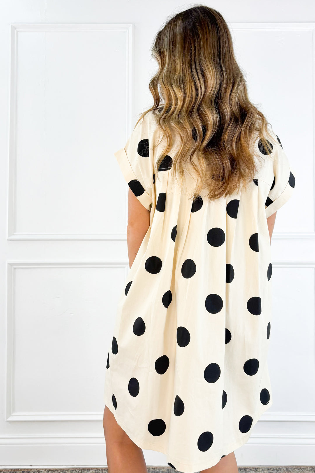 Polka Dot Shirt Dress
