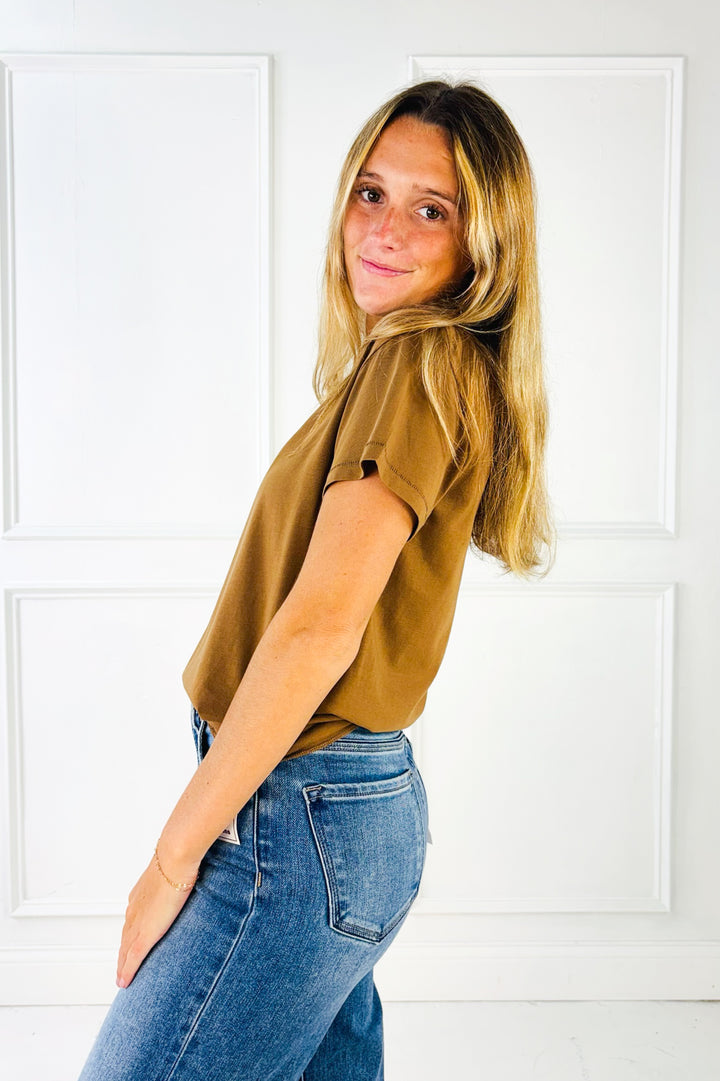 Cotton Jersey Crewneck Tee