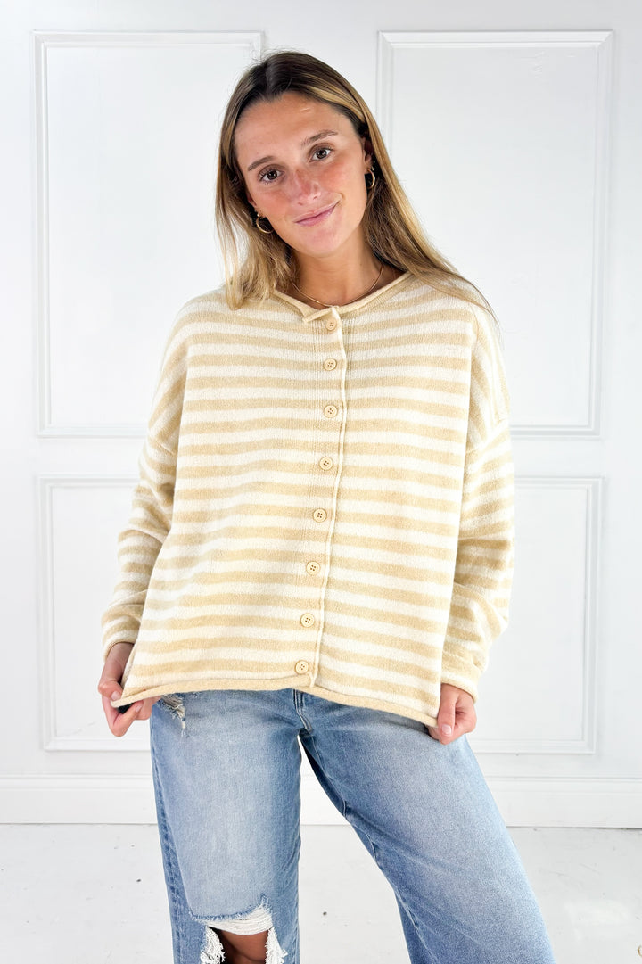 The Sunday Stripe Cardigan