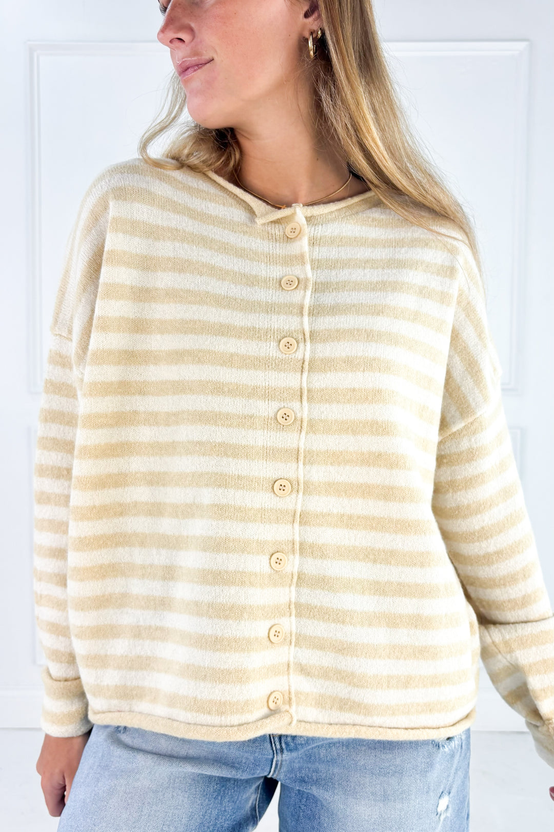 The Sunday Stripe Cardigan