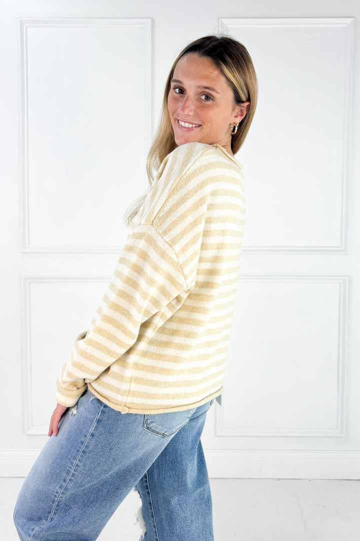 The Sunday Stripe Cardigan