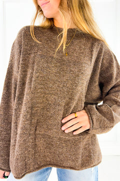 The Heather Checkered Sweater