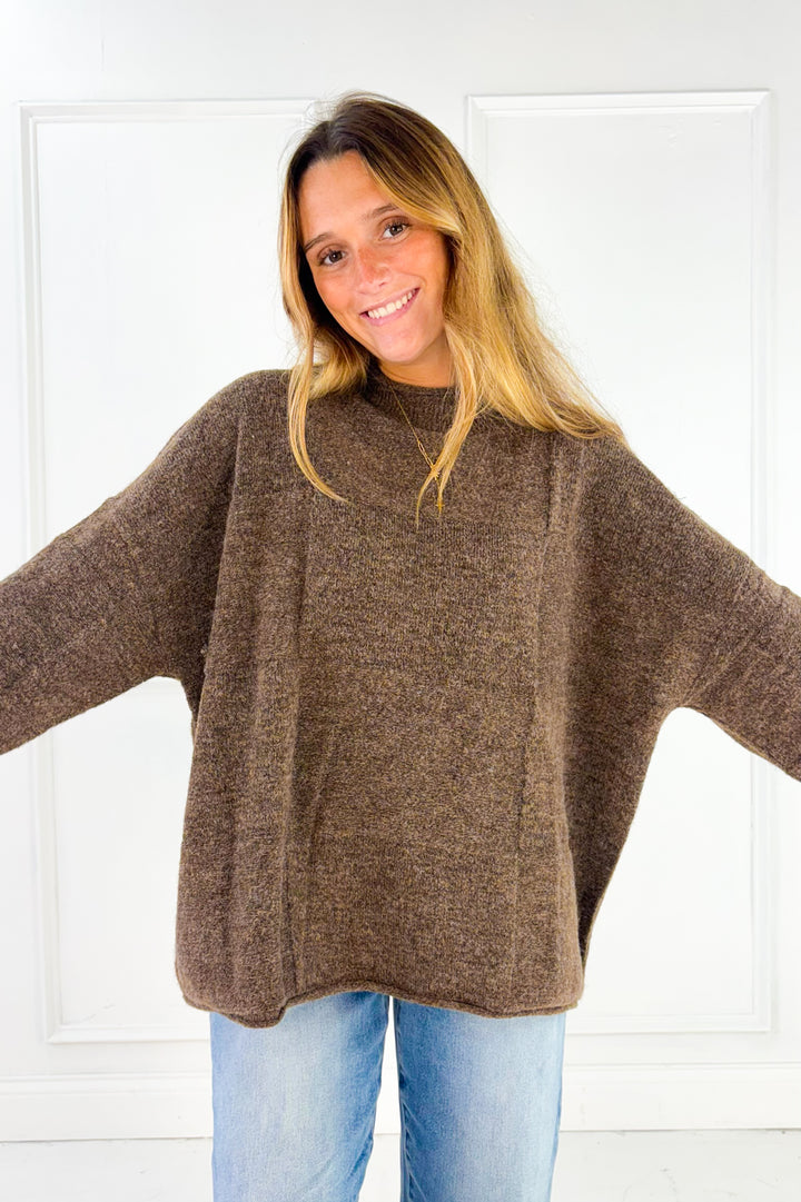 The Heather Checkered Sweater