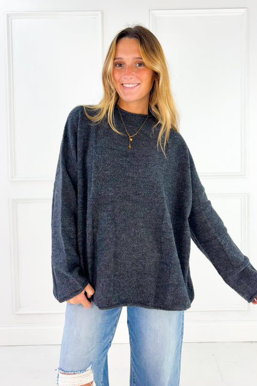 The Heather Checkered Sweater