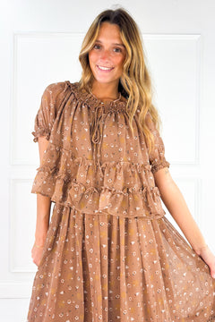 The Marlowe Floral Ruffle Top