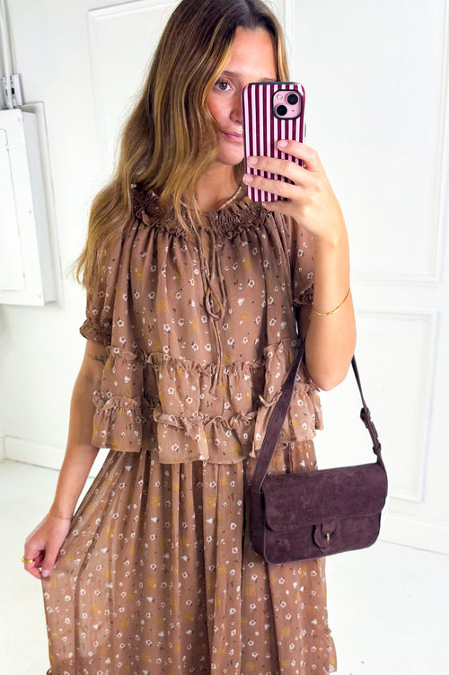 The Marlowe Floral Ruffle Top
