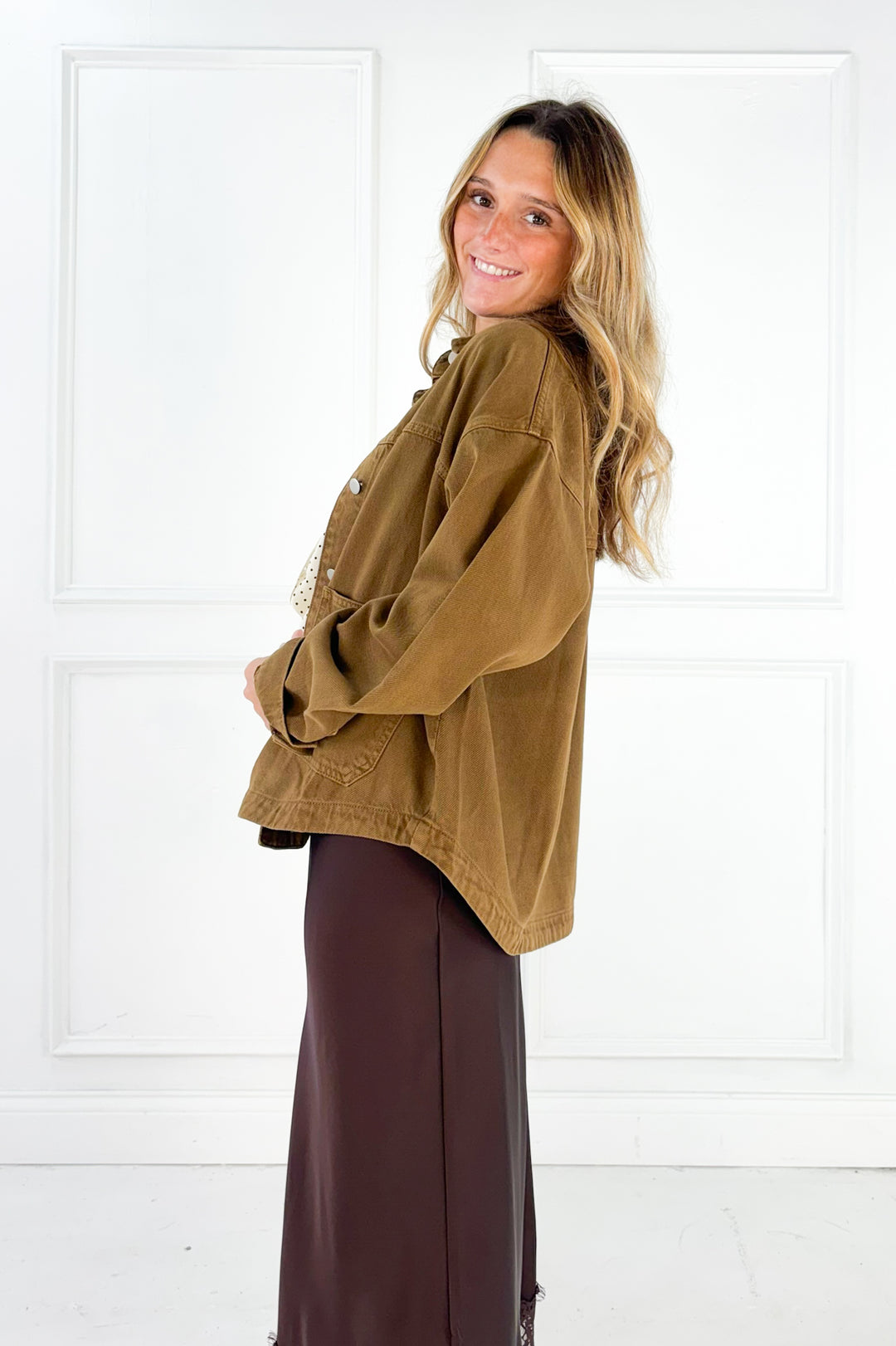 Brown Denim Jacket