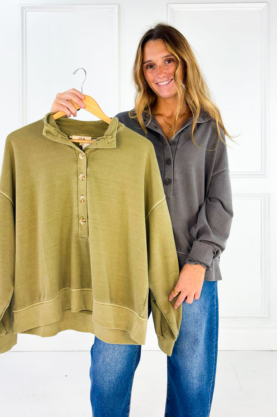 The Sutton Button Pullover