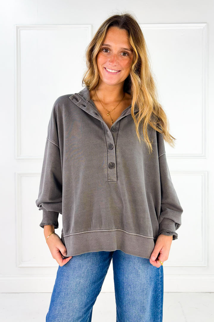 The Sutton Button Pullover