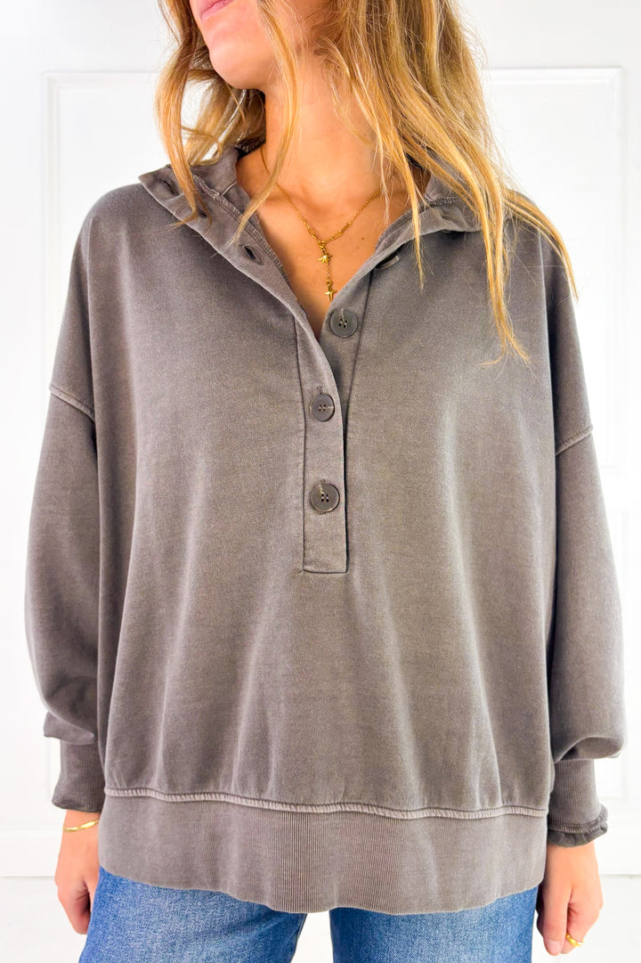 The Sutton Button Pullover