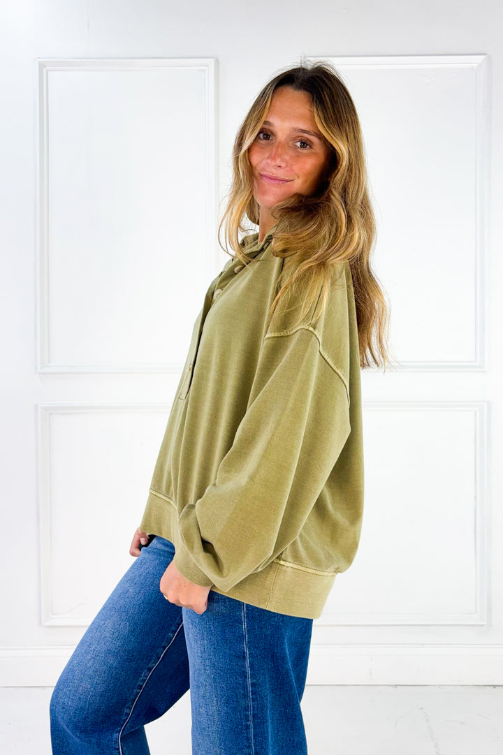 The Sutton Button Pullover