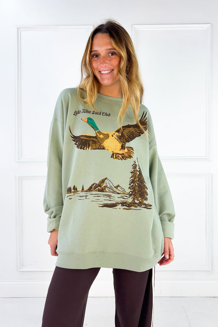 Lake Tahoe Duck Club Graphic Sweatshirt