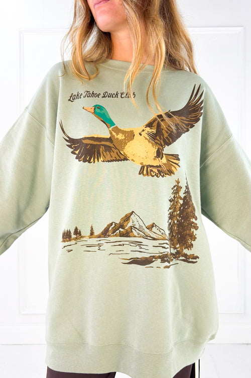 Lake Tahoe Duck Club Graphic Sweatshirt