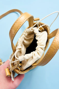 Straw Bucket/Crossbody Bag