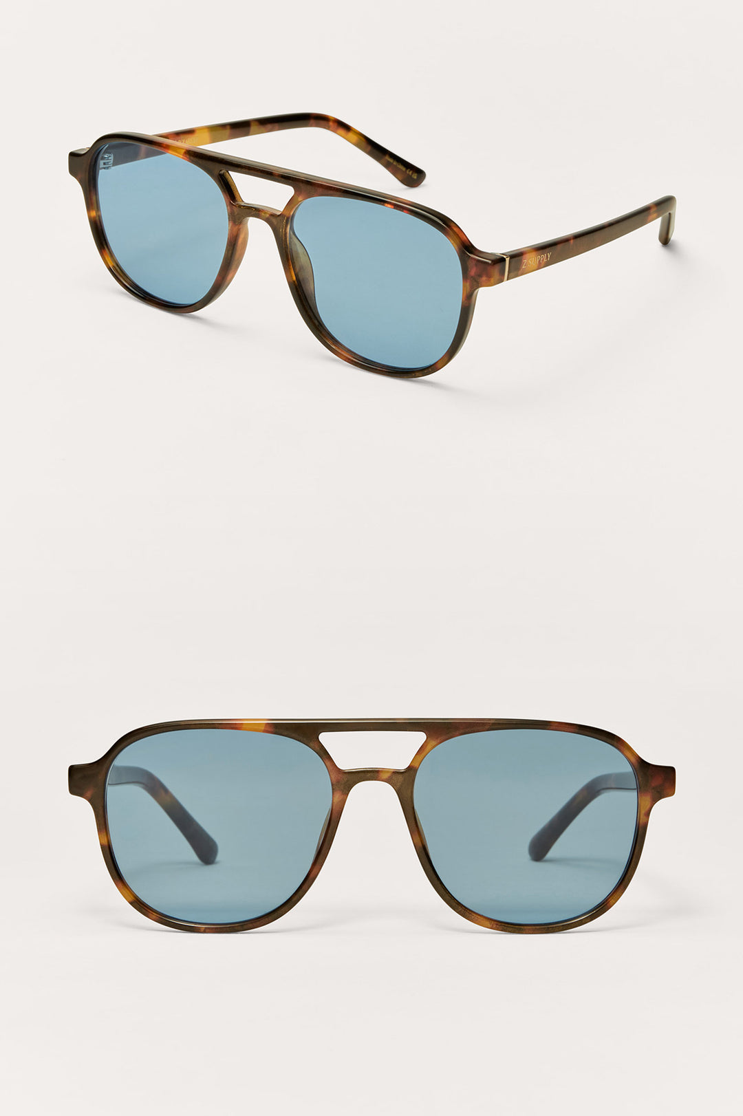 Tourist Sunglasses Blue Polarized by Z Supply