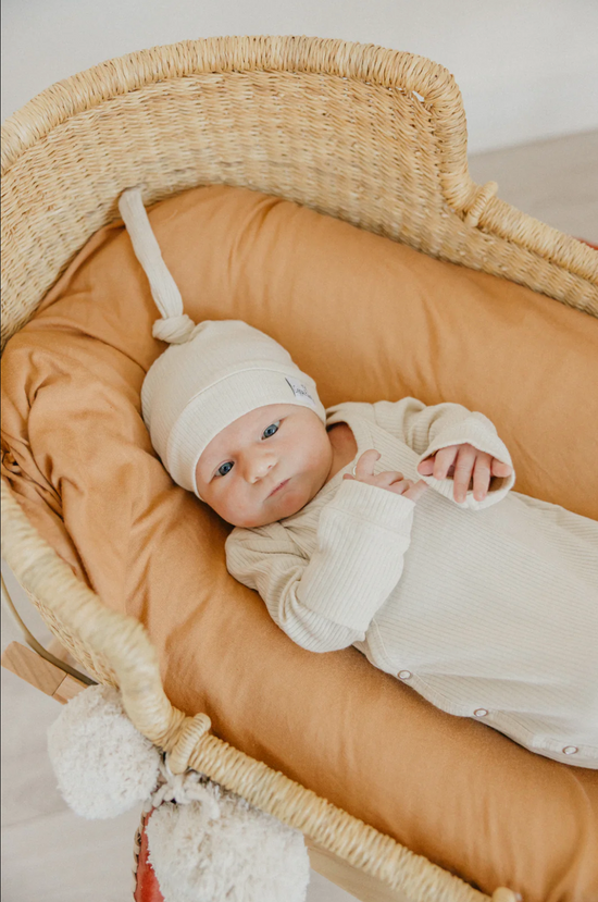 Moonstone Newborn Knotted Gown | Copper Pearl