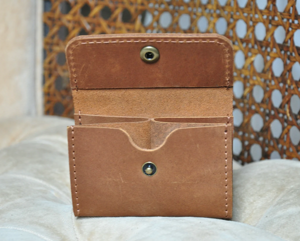 Zelaki Leather Co. Card Holder & Wallet - Brown