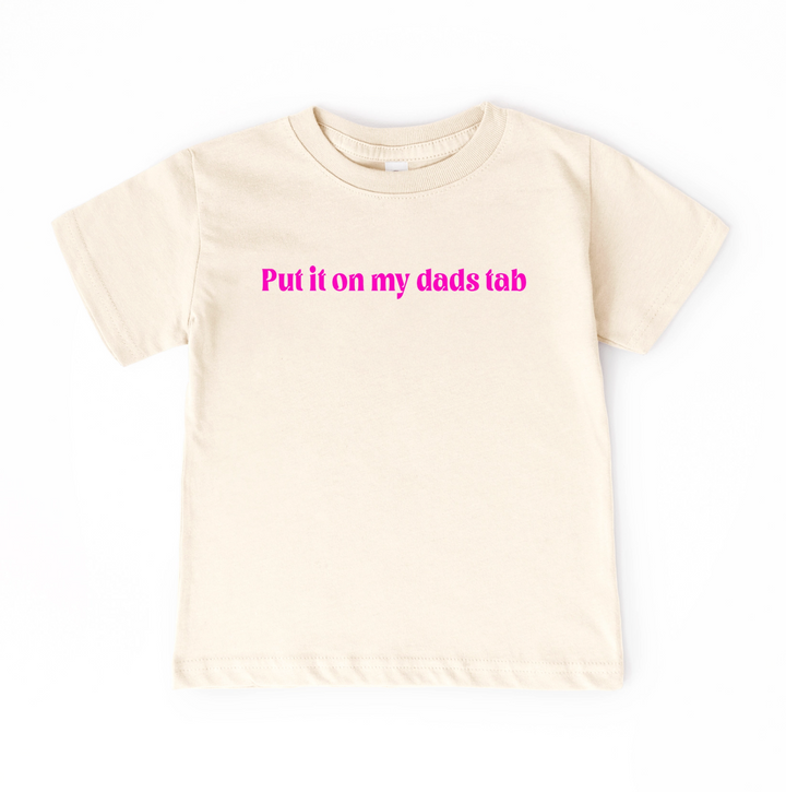 Put It on My Dad's Tab Graphic Tee