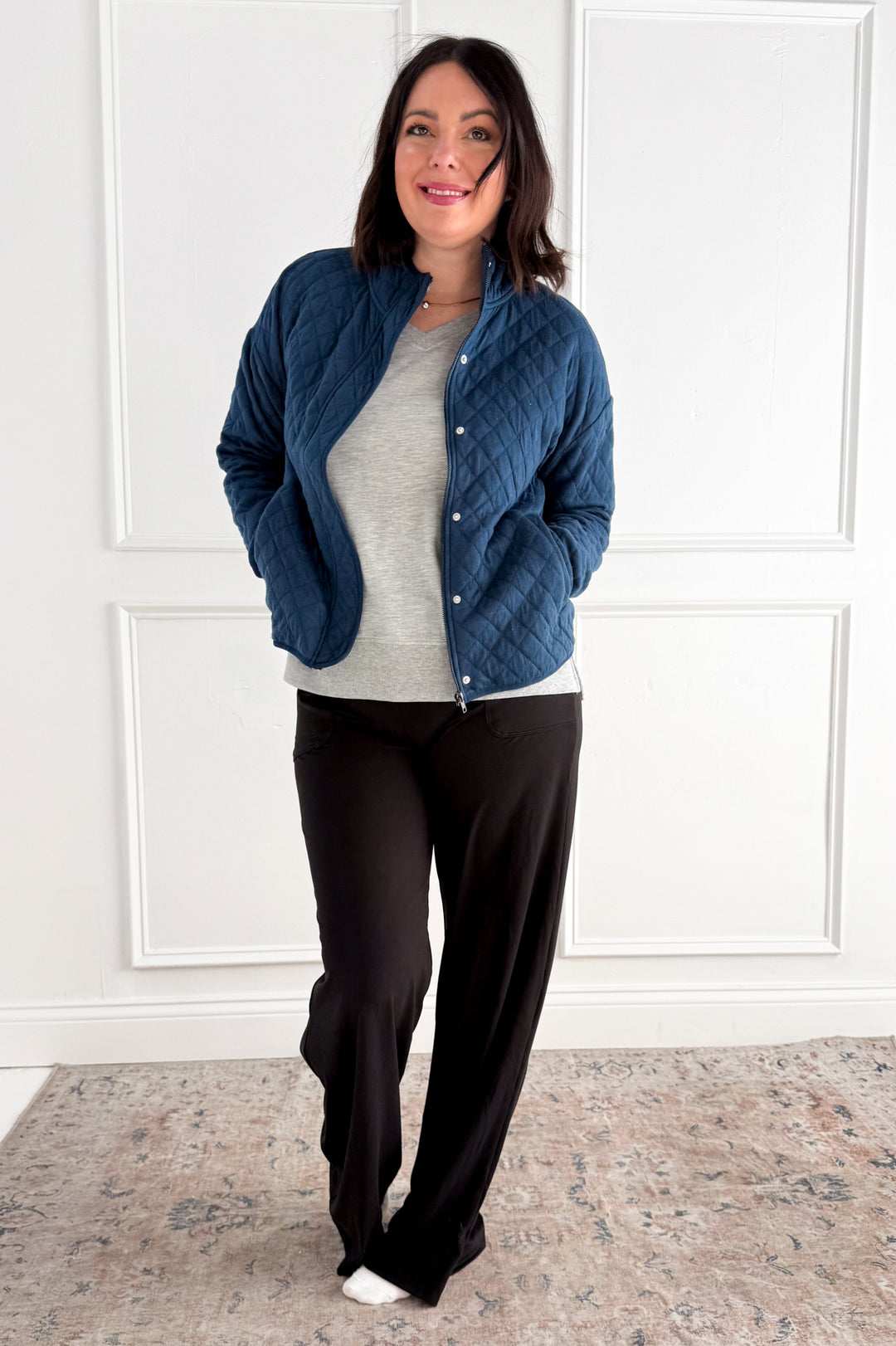 Desiree Quilted Jacket by Thread & Supply