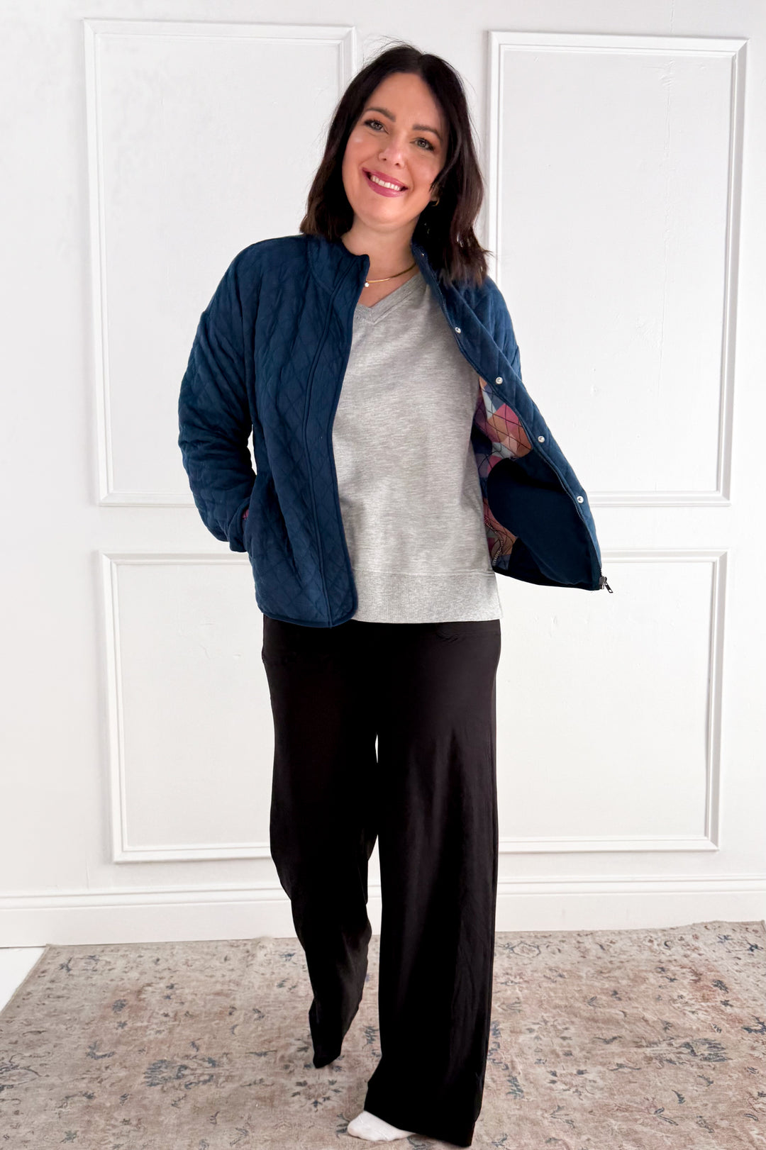 Desiree Quilted Jacket by Thread & Supply