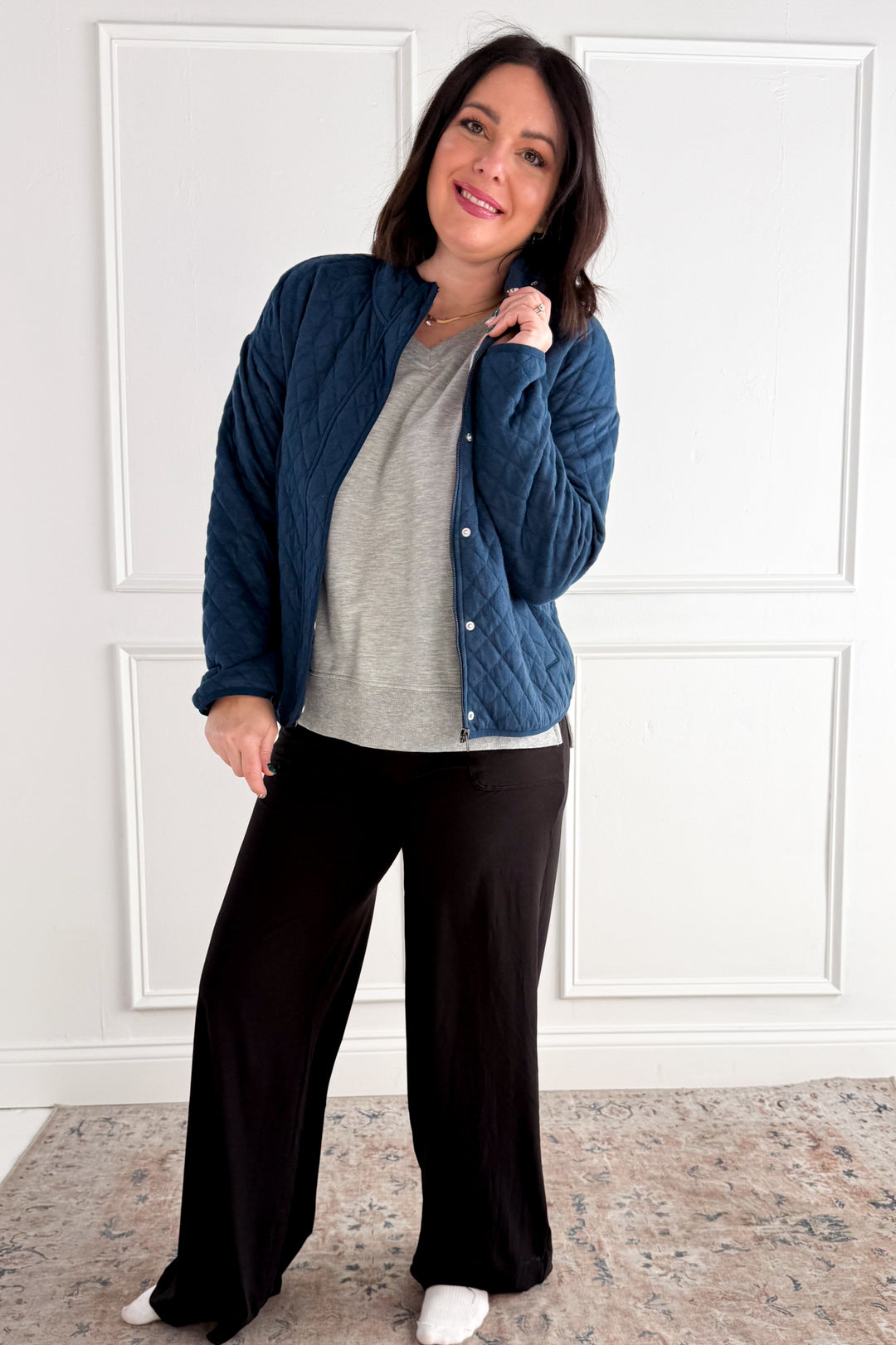 Desiree Quilted Jacket by Thread & Supply