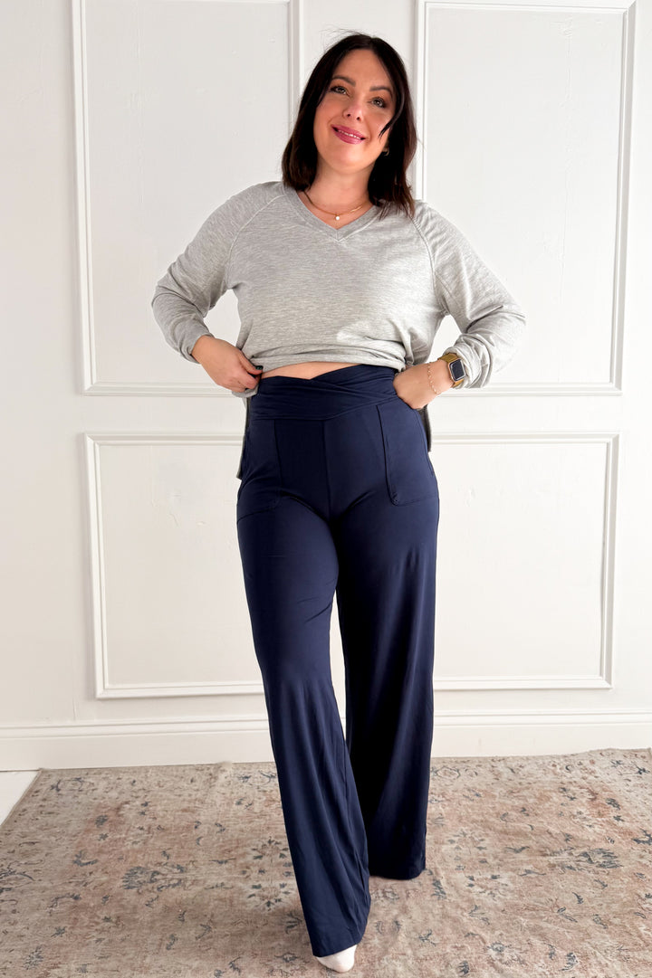 Butter Soft V-Waist Wide Leg Pant
