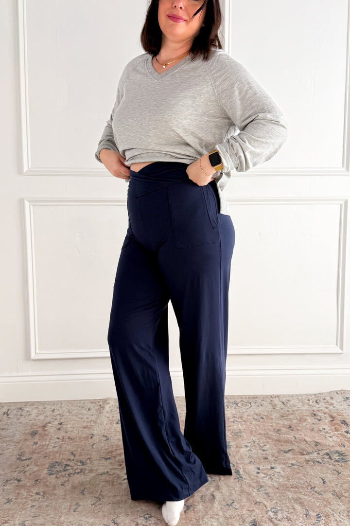 Butter Soft V-Waist Wide Leg Pant