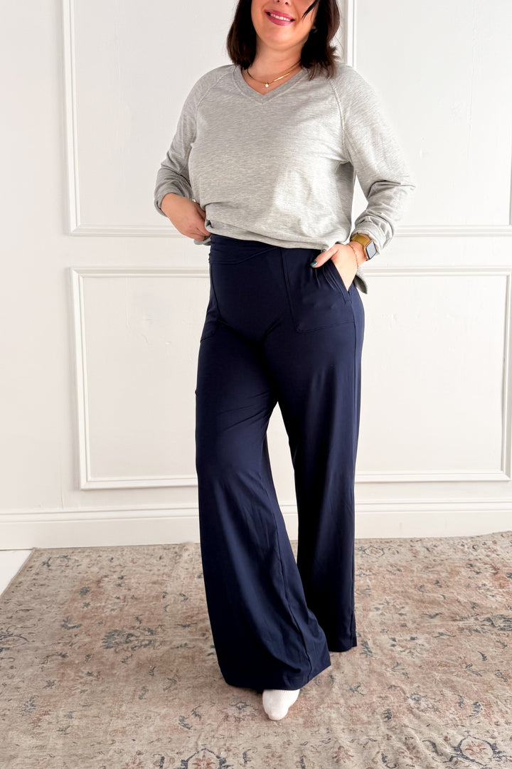 Butter Soft V-Waist Wide Leg Pant