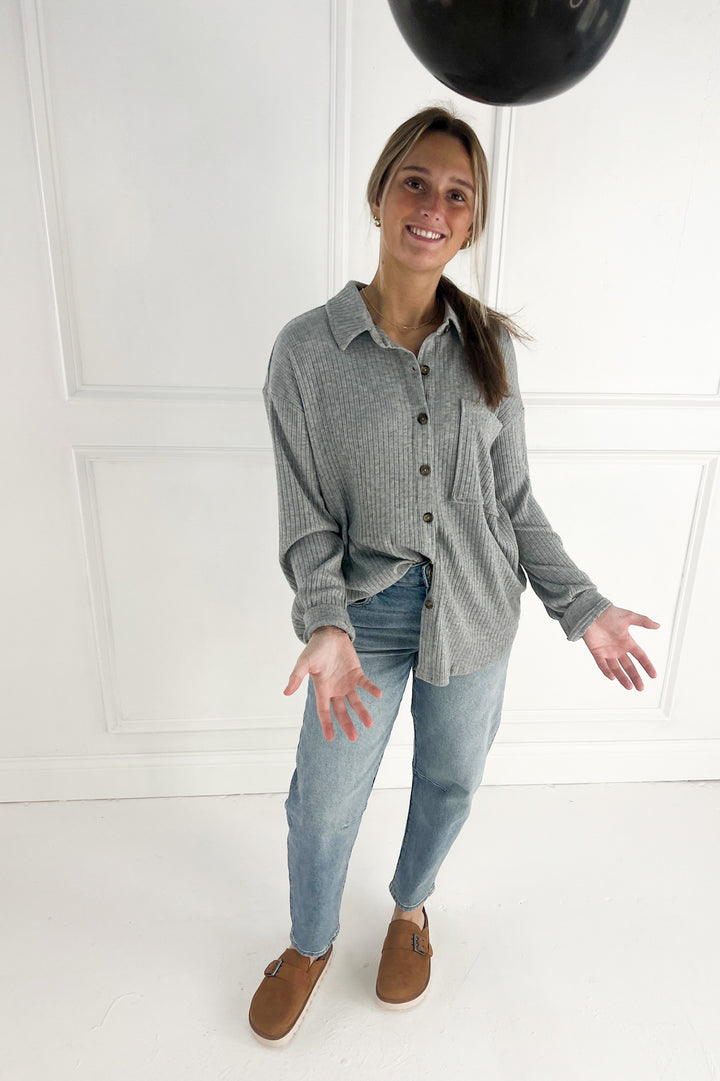 Button Up Pocket Detail Shirt