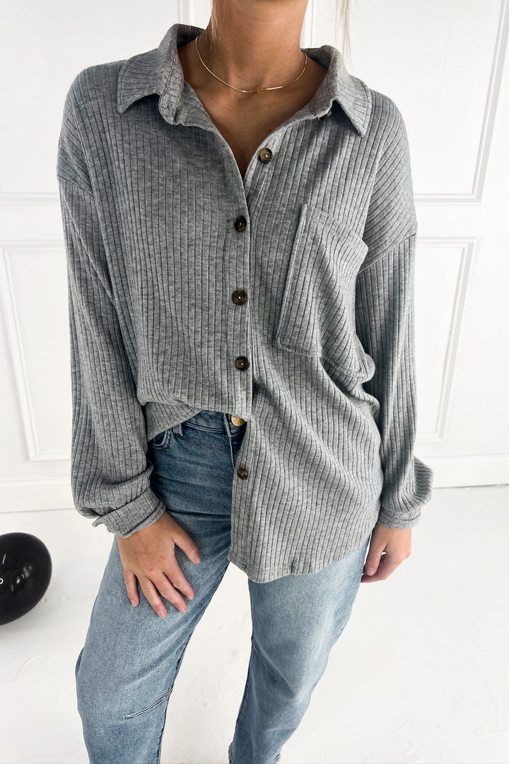 Button Up Pocket Detail Shirt