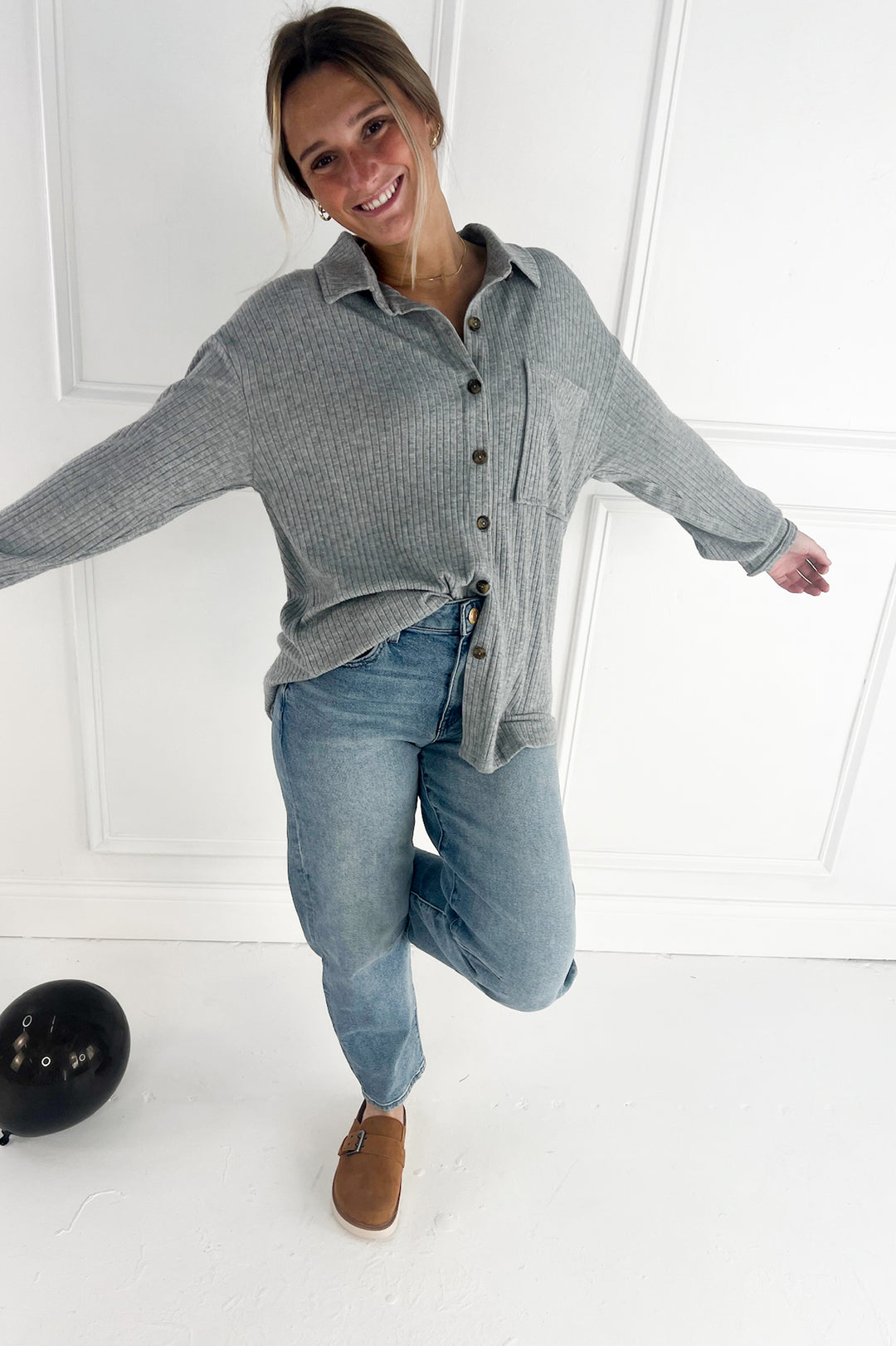 Button Up Pocket Detail Shirt