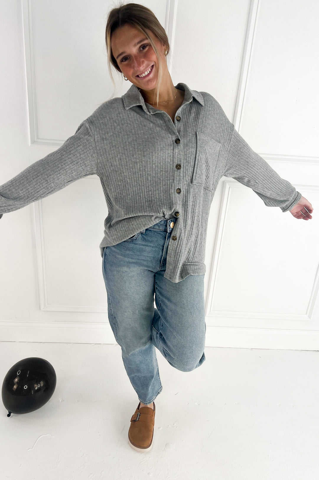 Button Up Pocket Detail Shirt