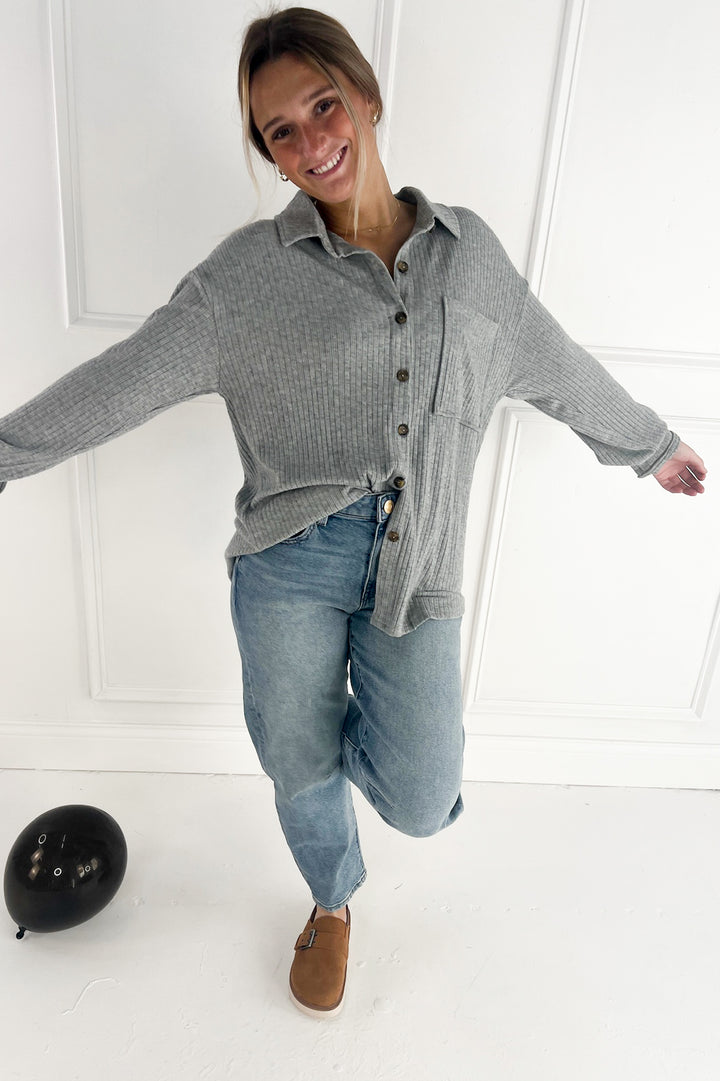 Button Up Pocket Detail Shirt