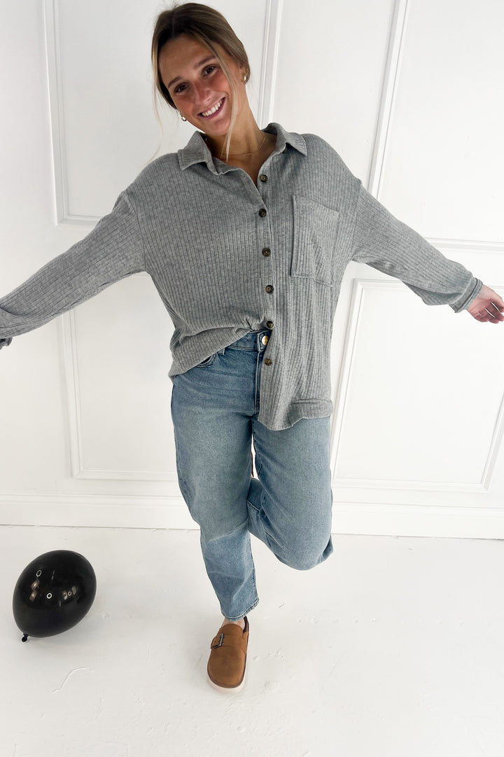 Button Up Pocket Detail Shirt